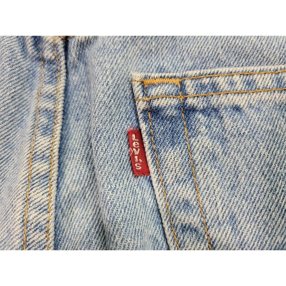 Levis 505 Jeans Mens 38x30 Light Wash Regular Fit‎ Straight Leg Cotton Pants Y2K